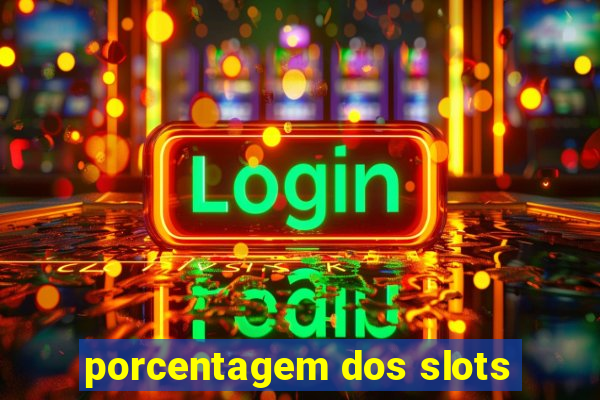 porcentagem dos slots